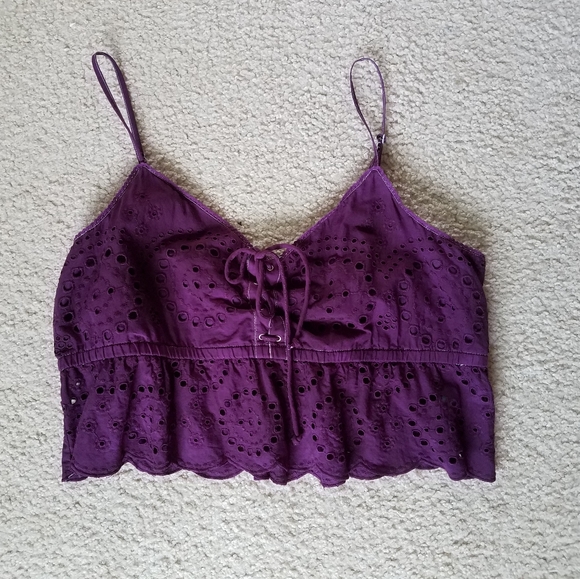 American Eagle Outfitters Other - ✨️LAST CHANCE✨️ AE Hand Dyed Eyelet Bralette